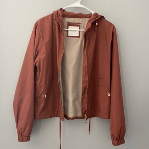 Elodie Salmon Windbreaker Jacket